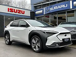 Used 2023 Subaru Solterra Touring White - Interior and Exterior details 6