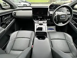 Used 2023 Subaru Solterra Touring White - Interior and Exterior details 9