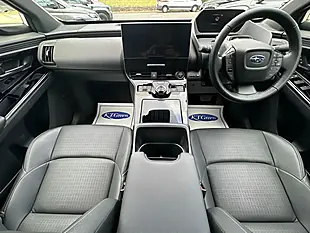 Used 2023 Subaru Solterra Touring White - Interior and Exterior details 9