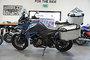 Used 2023 Suzuki V-Strom 1050 Blue Metallic - Interior and Exterior details 2