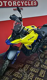 Used 2023 Suzuki V-Strom Yellow - Interior and Exterior details 9