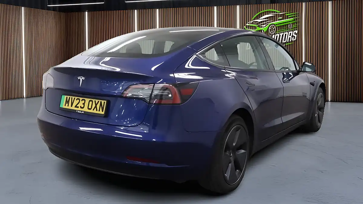 Used 2023 Tesla Model 3 Blue - Interior and Exterior details 7
