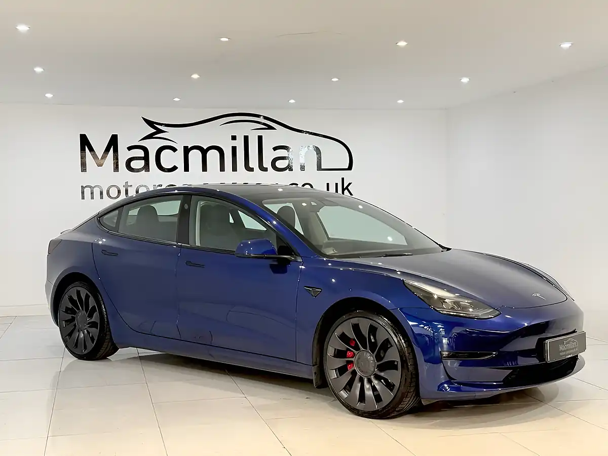 Used 2023 Tesla Model 3 Performance Blue - Interior and Exterior details 3
