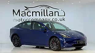 Used 2023 Tesla Model 3 Performance Blue - Interior and Exterior details 4