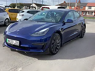 Used 2023 Tesla Model 3 Performance Blue - Interior and Exterior details 10