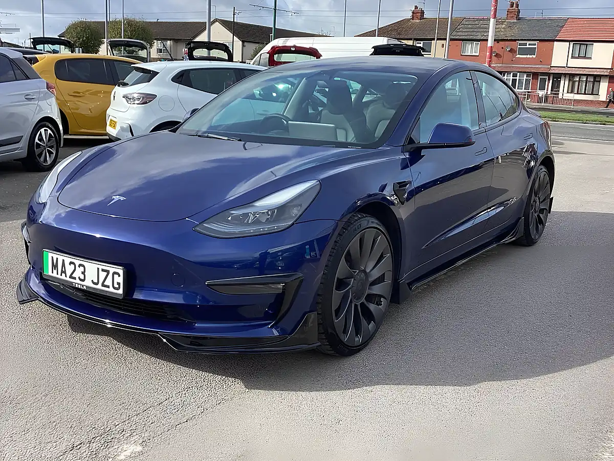 Used 2023 Tesla Model 3 Performance Blue - Interior and Exterior details 10