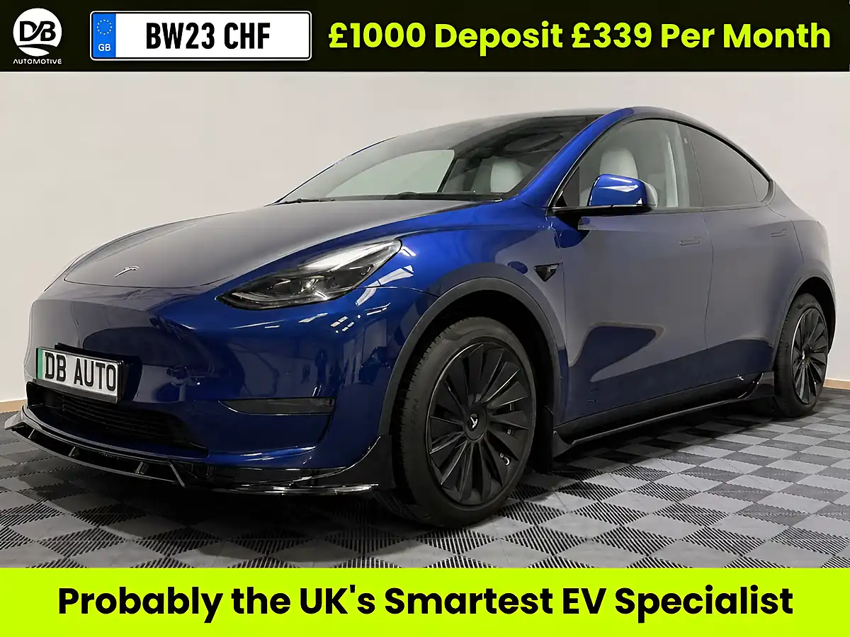Used 2023 Tesla Model Y Blue - Front View