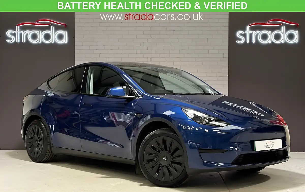 Used 2023 Tesla Model Y Deep Blue Metallic - Front View