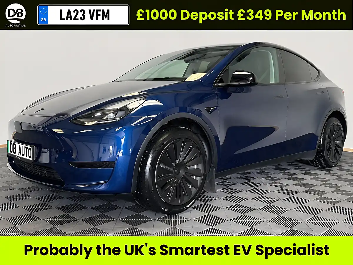 Used 2023 Tesla Model Y Long Range Blue - Front View