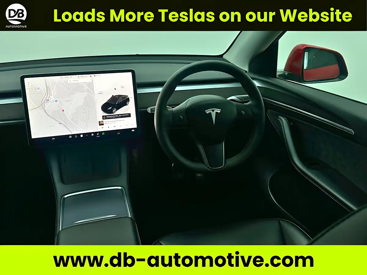 Used 2023 Tesla Model Y Long Range Midnight Cherry Red - Interior and Exterior details 11