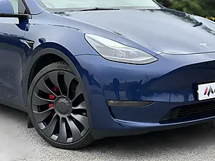 Used 2023 Tesla Model Y Performance Blue - Interior and Exterior details 8