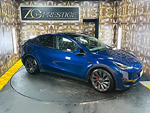 Used 2023 Tesla Model Y Performance Deep Blue - Interior and Exterior details 10