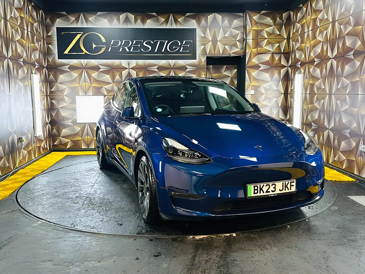 Used 2023 Tesla Model Y Performance Deep Blue - Interior and Exterior details 15