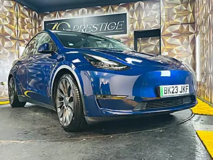 Used 2023 Tesla Model Y Performance Deep Blue - Interior and Exterior details 17