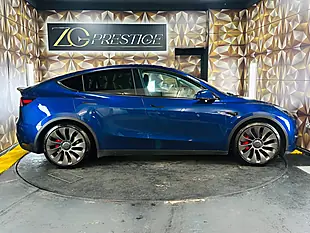 Used 2023 Tesla Model Y Performance Deep Blue - Interior and Exterior details 9