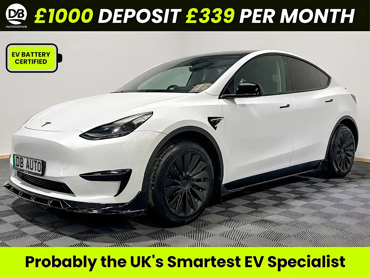 Used 2023 Tesla Model Y SUV 5dr White - Front View
