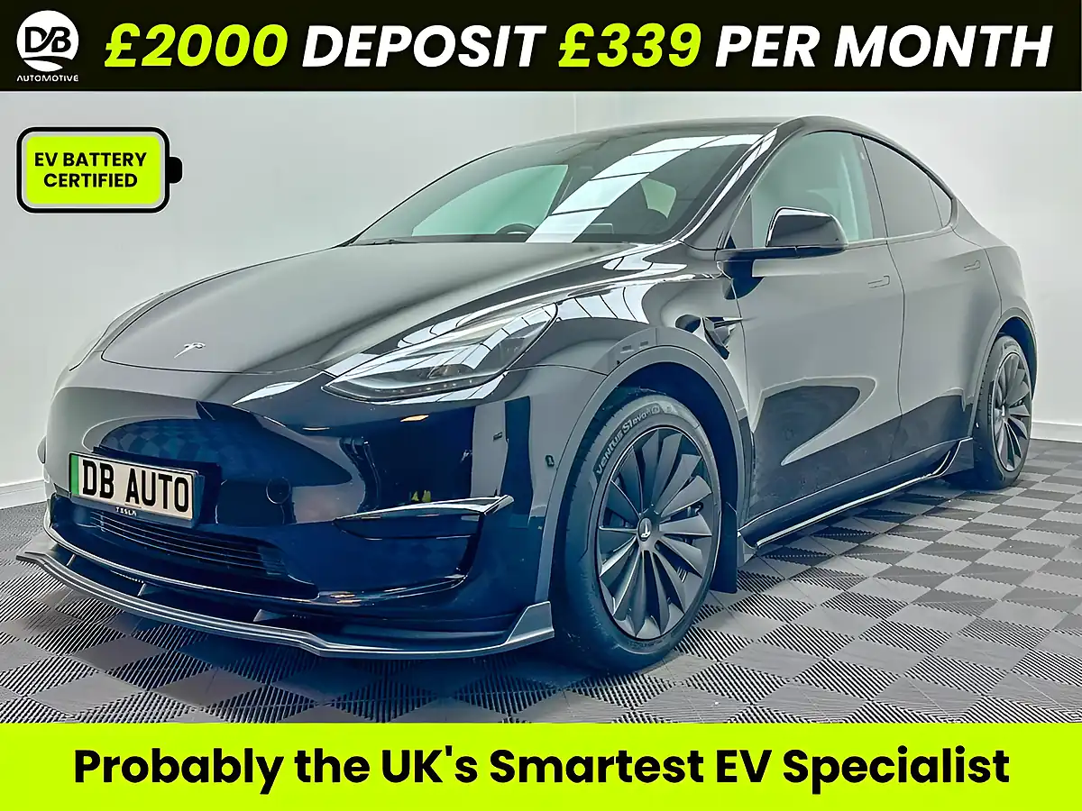 Used 2023 Tesla Model Y SUV Black - Front View
