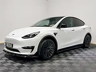 Used 2023 Tesla Model Y SUV White - Interior and Exterior details 7