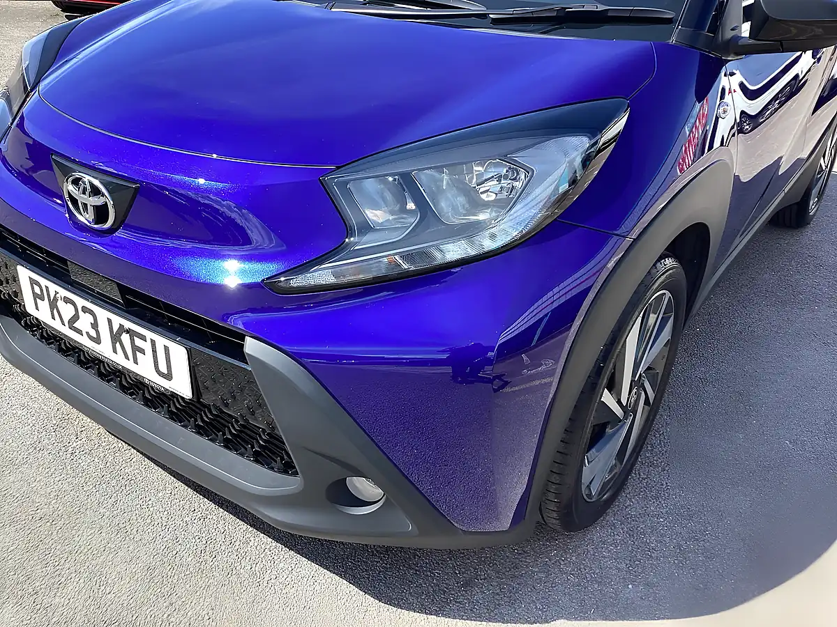 Used 2023 Toyota Aygo X Edge Blue - Interior and Exterior details 12