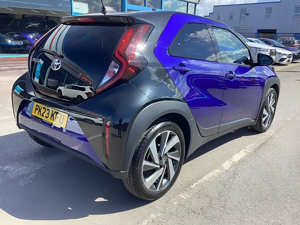 Used 2023 Toyota Aygo X Edge Blue - Interior and Exterior details 2