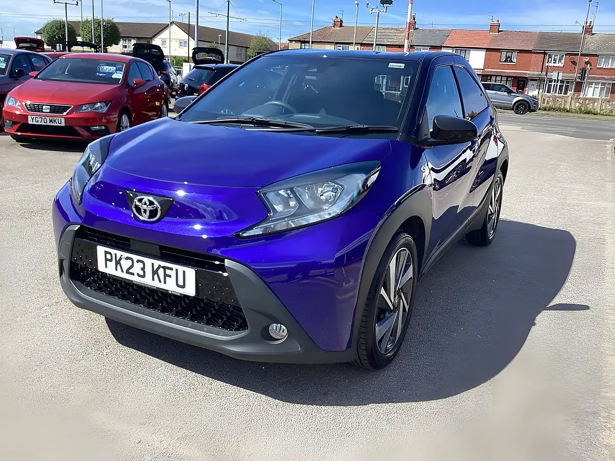 Used 2023 Toyota Aygo X Edge Blue - Interior and Exterior details 3