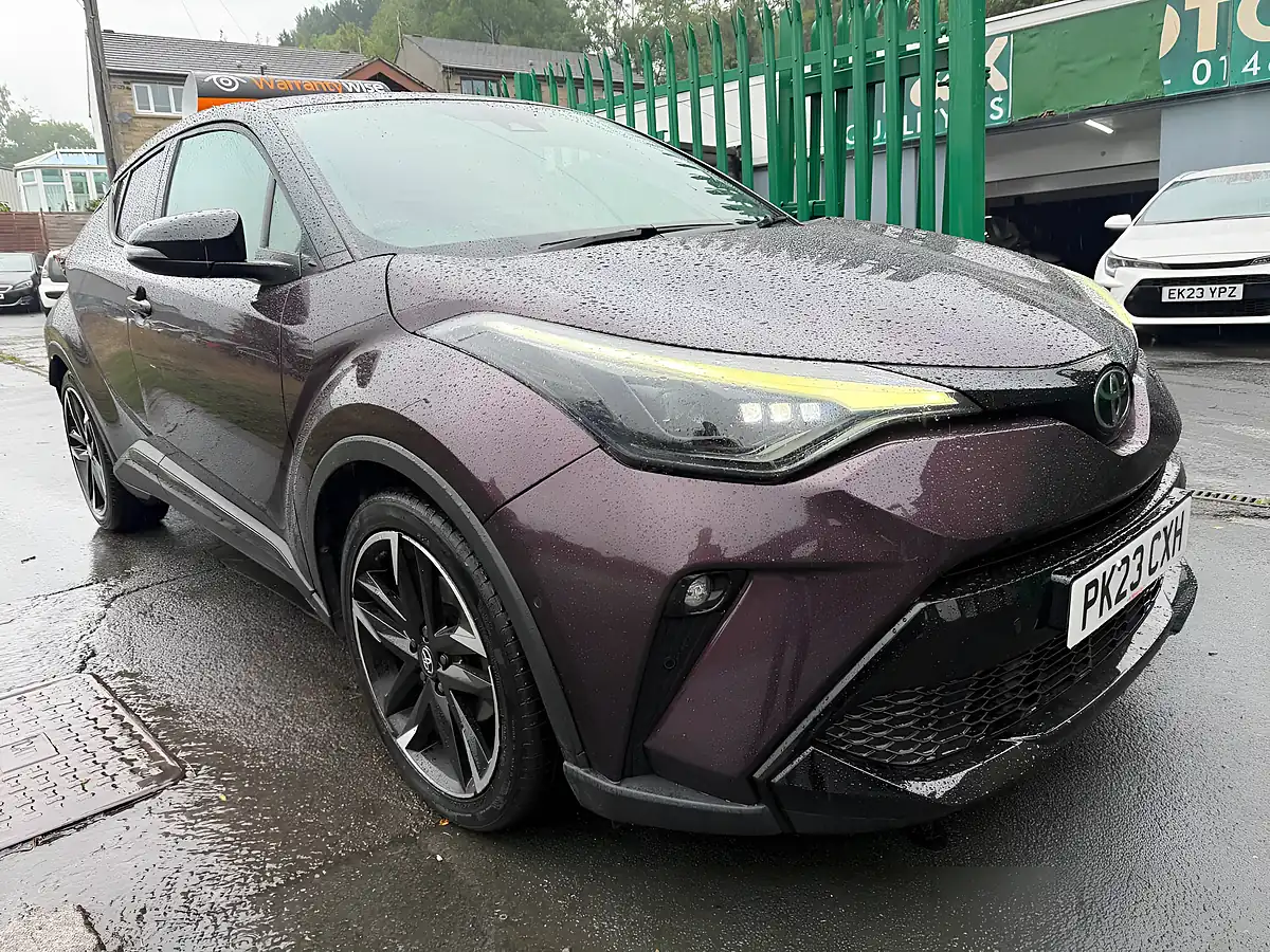 Used 2023 Toyota C-Hr Gr Sport Purple - Interior and Exterior details 5
