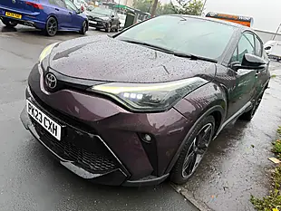 Used 2023 Toyota C-Hr Gr Sport Purple - Interior and Exterior details 9