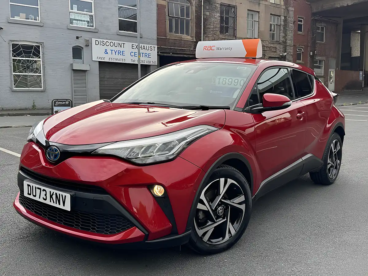 Used 2023 Toyota Chr Design Red - Interior and Exterior details 11