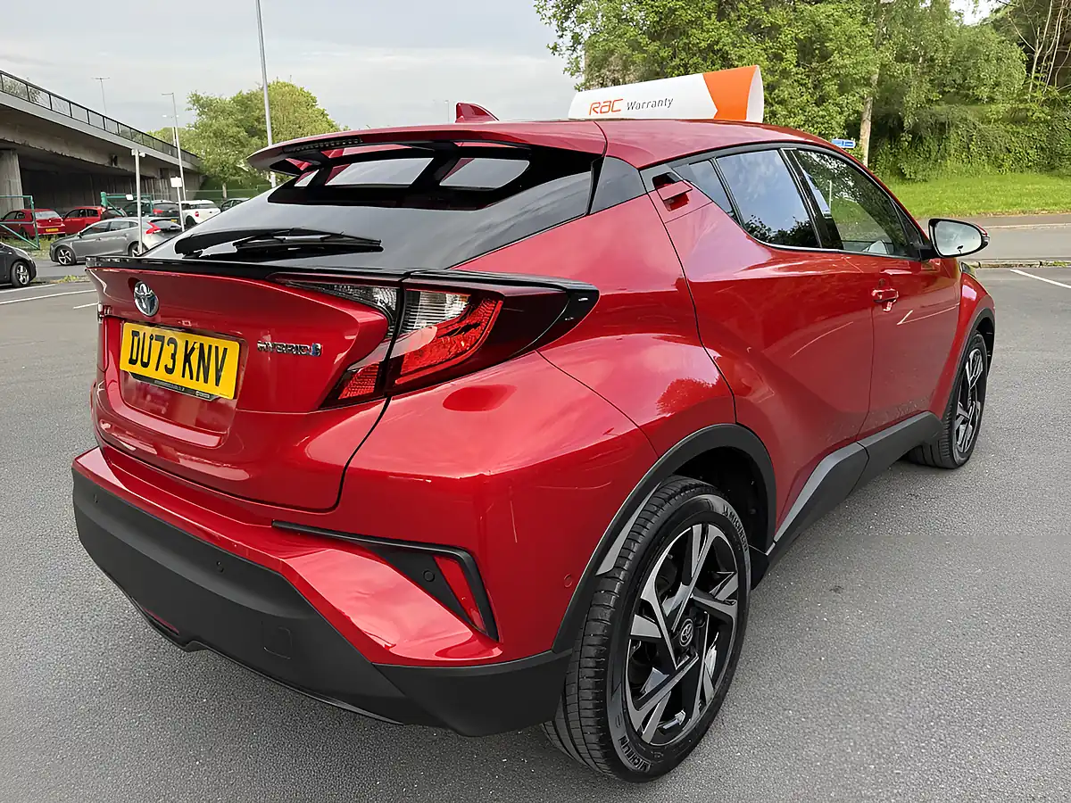 Used 2023 Toyota Chr Design Red - Interior and Exterior details 14