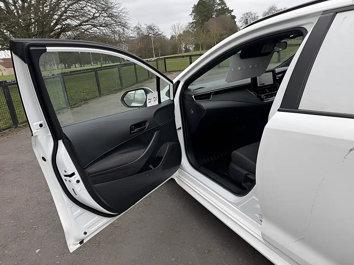 Used 2023 Toyota Corolla Car Derived Van White - Interior and Exterior details 13