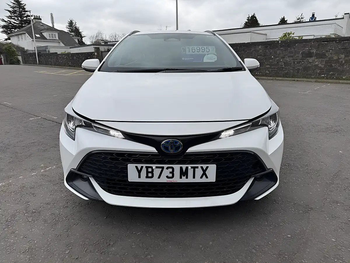 Used 2023 Toyota Corolla Car Derived Van White - Interior and Exterior details 2
