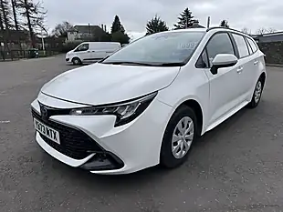 Used 2023 Toyota Corolla Car Derived Van White - Interior and Exterior details 3