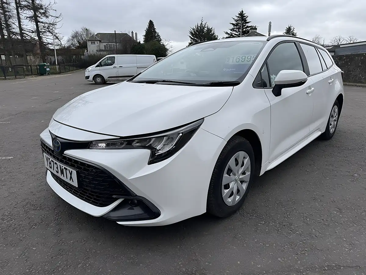 Used 2023 Toyota Corolla Car Derived Van White - Interior and Exterior details 3