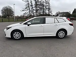 Used 2023 Toyota Corolla Car Derived Van White - Interior and Exterior details 4
