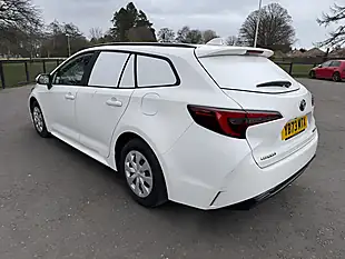 Used 2023 Toyota Corolla Car Derived Van White - Interior and Exterior details 5