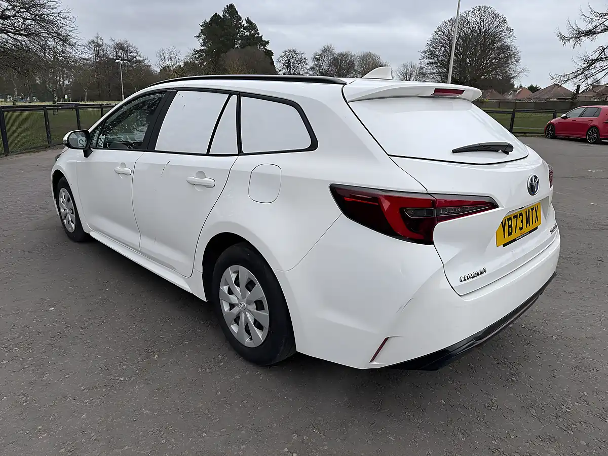 Used 2023 Toyota Corolla Car Derived Van White - Interior and Exterior details 5