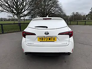 Used 2023 Toyota Corolla Car Derived Van White - Interior and Exterior details 6