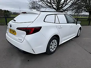 Used 2023 Toyota Corolla Car Derived Van White - Interior and Exterior details 7