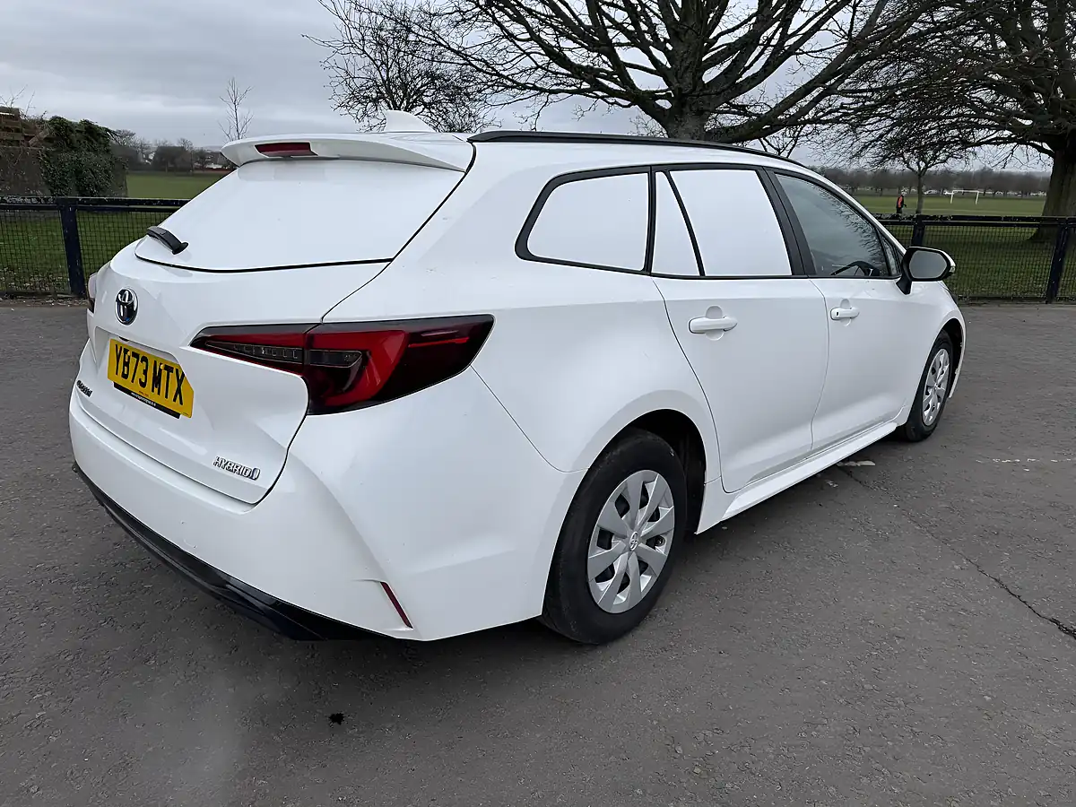 Used 2023 Toyota Corolla Car Derived Van White - Interior and Exterior details 7