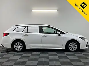Used 2023 Toyota Corolla Car Derived Van White - Interior and Exterior details 2