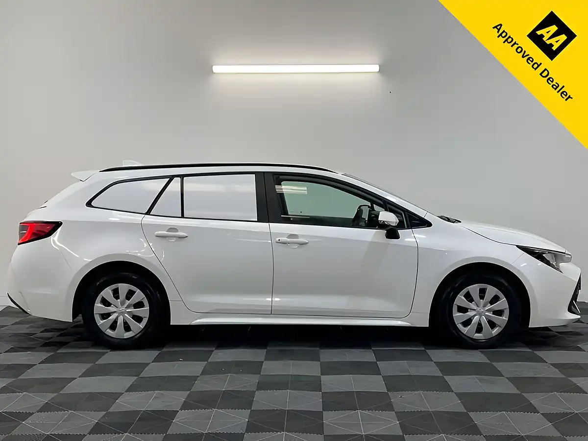 Used 2023 Toyota Corolla Car Derived Van White - Interior and Exterior details 2