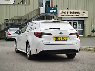 Used 2023 Toyota Corolla Car Derived Van White - Interior and Exterior details 2