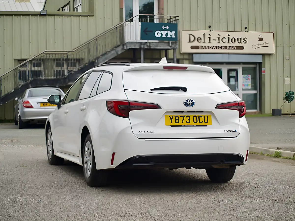 Used 2023 Toyota Corolla Car Derived Van White - Interior and Exterior details 2