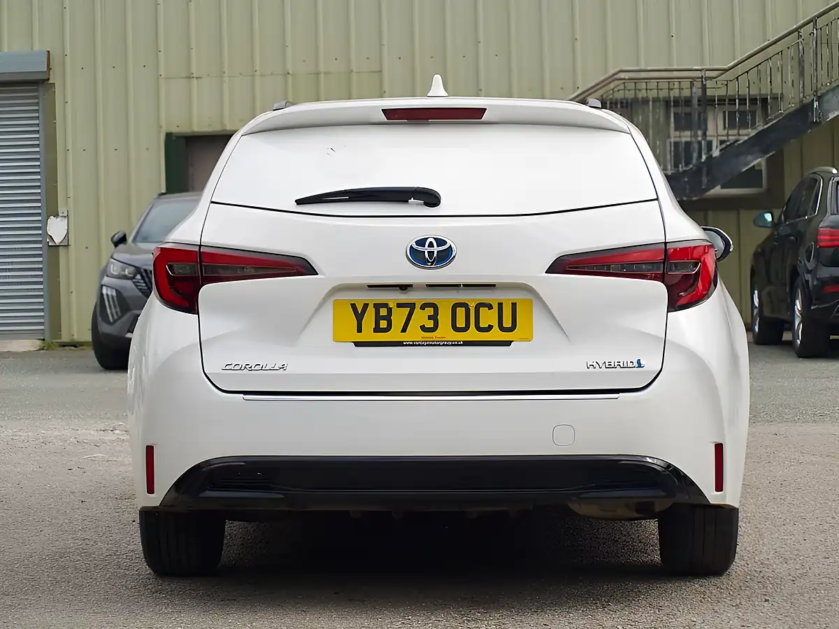 Used 2023 Toyota Corolla Car Derived Van White - Interior and Exterior details 3