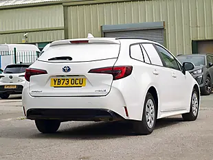 Used 2023 Toyota Corolla Car Derived Van White - Interior and Exterior details 4