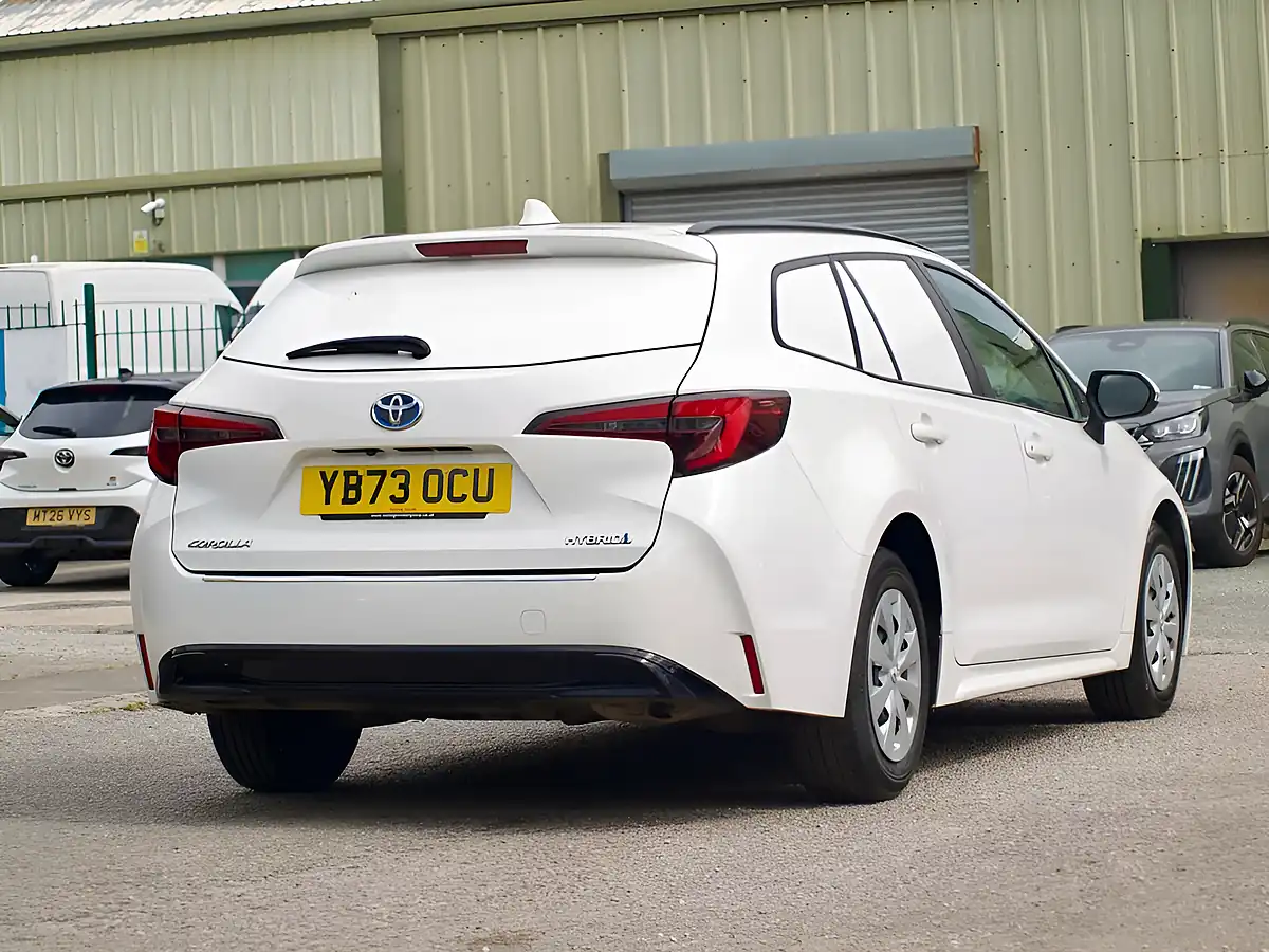 Used 2023 Toyota Corolla Car Derived Van White - Interior and Exterior details 4