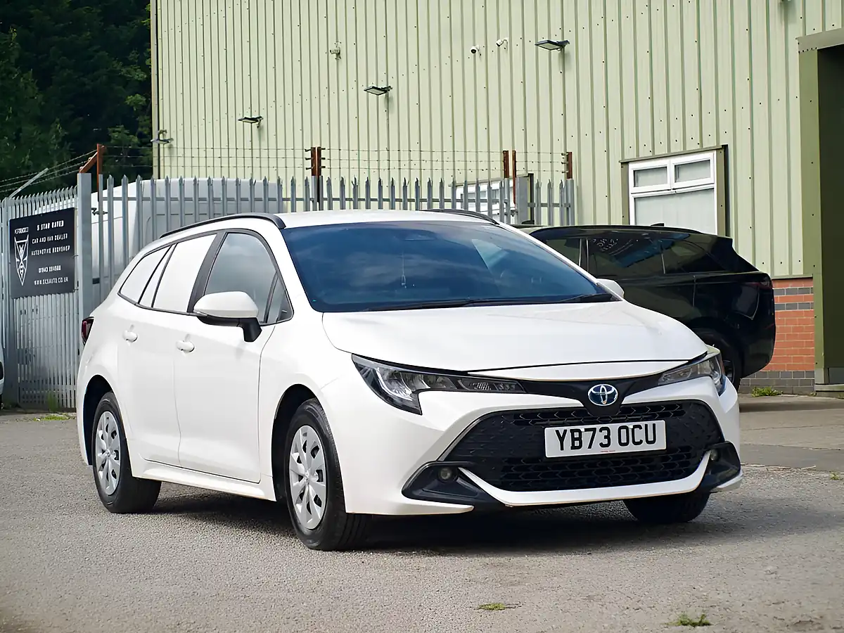 Used 2023 Toyota Corolla Car Derived Van White - Interior and Exterior details 5
