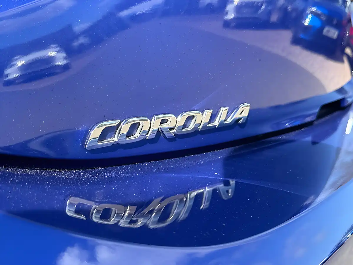 Used 2023 Toyota Corolla Gr Sport Obsidian Blue With Black Roof - Interior and Exterior details 15