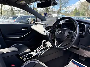 Used 2023 Toyota Corolla Gr Sport Obsidian Blue With Black Roof - Interior and Exterior details 18