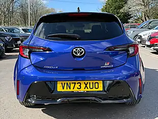 Used 2023 Toyota Corolla Gr Sport Obsidian Blue With Black Roof - Interior and Exterior details 6